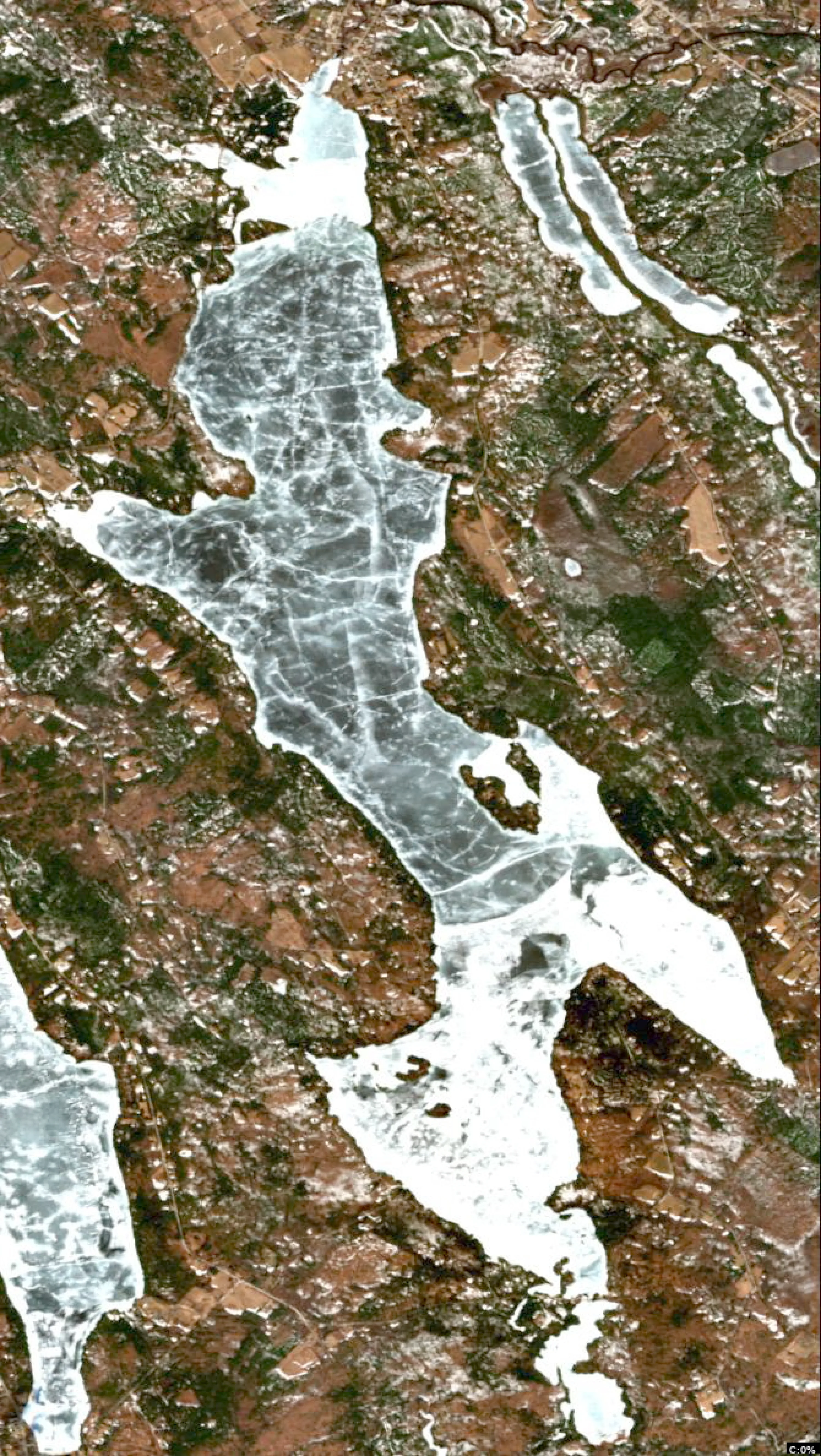 Thompson Lake satellite view